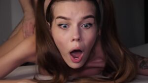 OMG MY ASS IS TOO TIGHT! Cute 18 Yo Teen STRUGGLES During Painful Anal Fuck