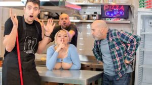 Stepmom Visits The Family Pizza Shop