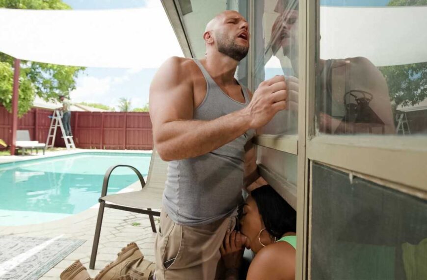 Sucking Dick On The Ladder