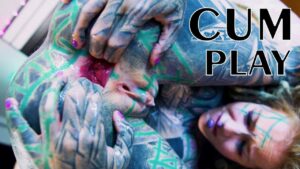 Tattoo Anal Gape Loving Girl Cumplay