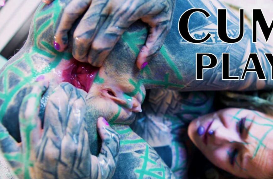 Tattoo Anal Gape Loving Girl Cumplay