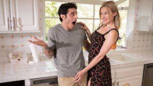 Blonde Widow Wants Her Stepson'S Cock
