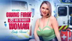 Giving First Aid To Busty Woman Emily Thorne