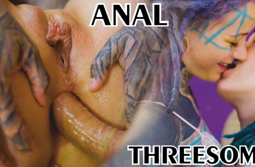 Ffm Tattoo Threesome With Two Alternative Teens
