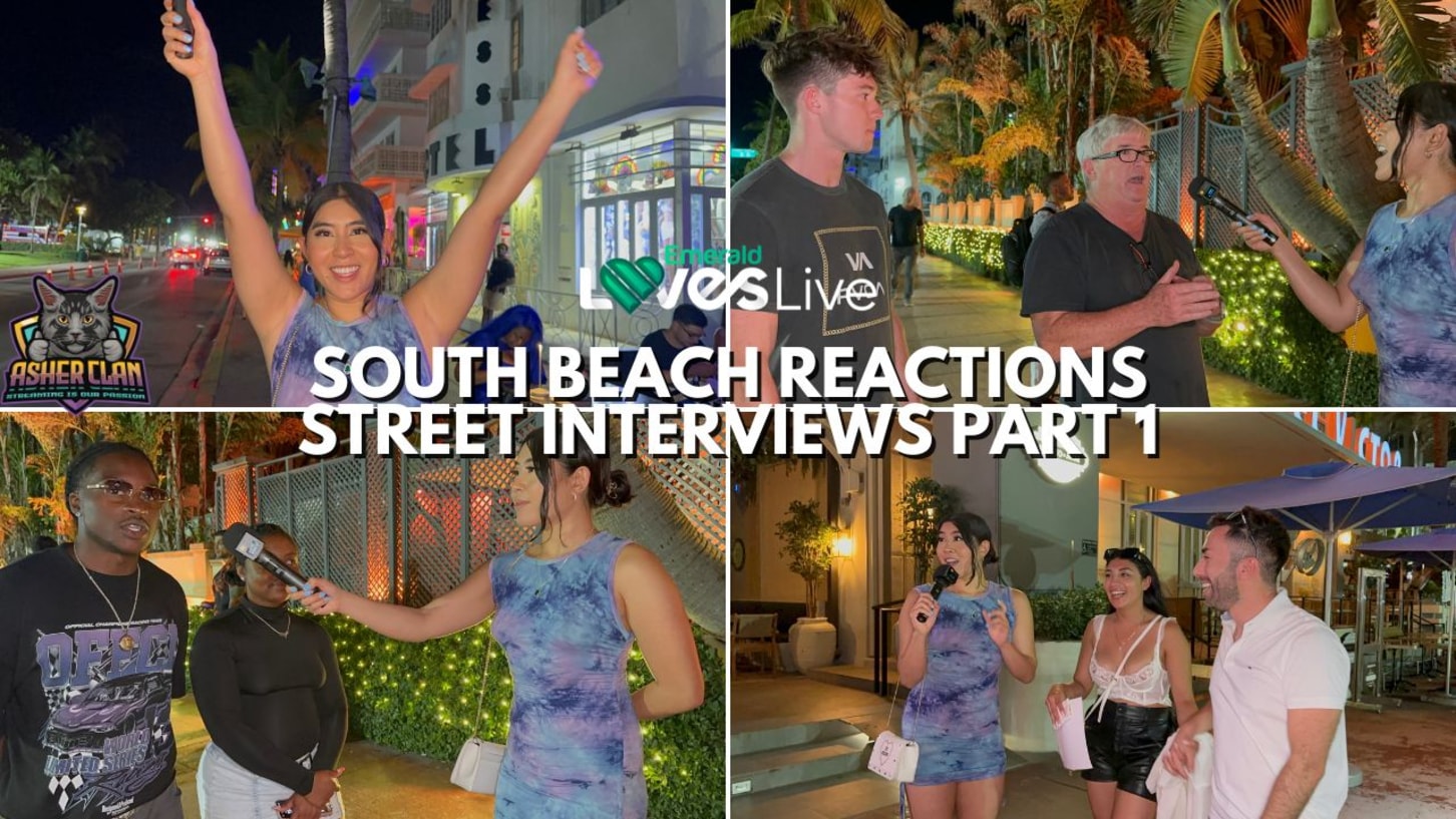 Asherclan Miami South Beach Reactions Emerald Loves Part1