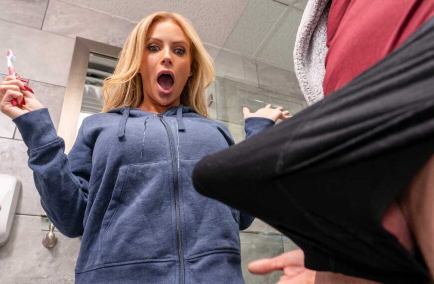 Naughty Nurse Takes A Load Off