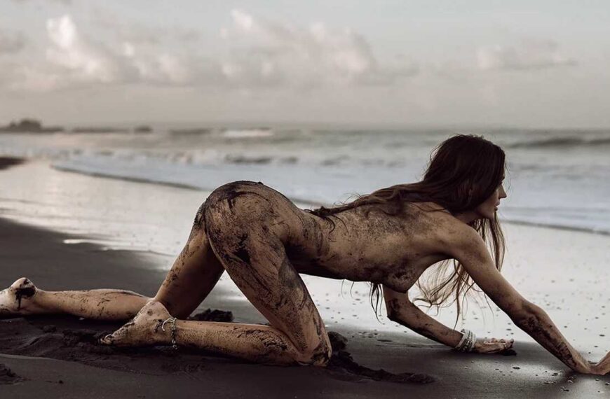 Sanktor 174 Slavic Skinny Tall Model Masturbates On The Beach