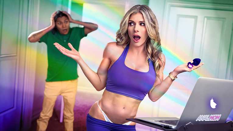 My Stepmom Recorded Me Fucking Her Ass!