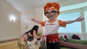 Sasha Pearl And Porn Dude Teach Each Other To Dance