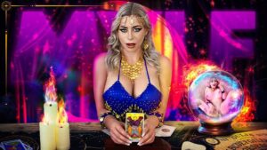 Tarot Cards and Oiled Tits Bambi's Kinky Rituals