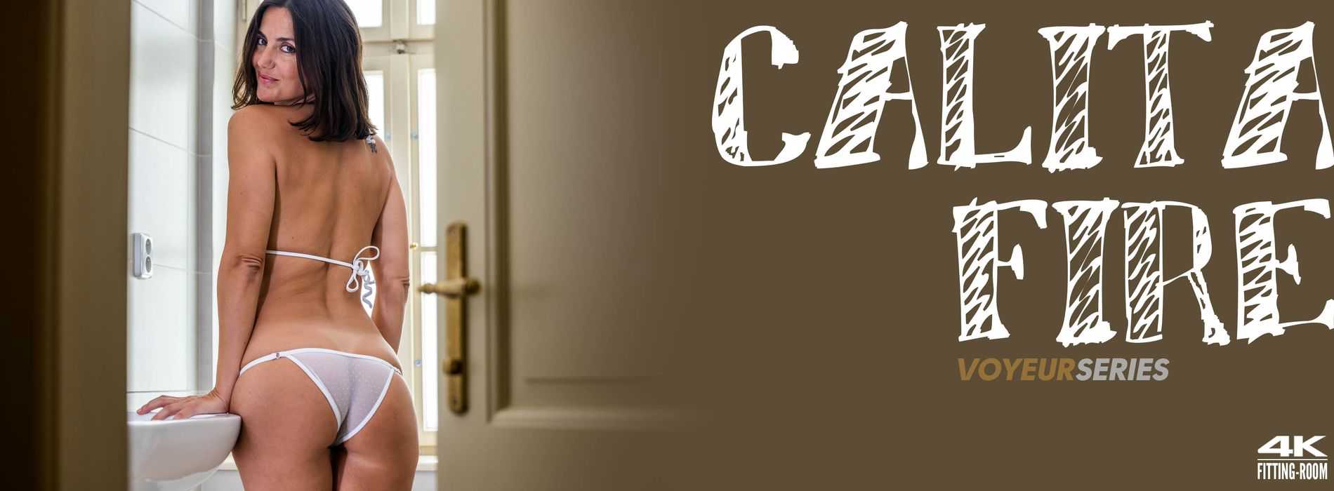 Calita Fire Spying On A Hairy Milf