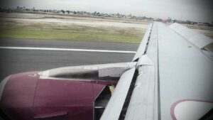 View Out Plane Window Landing In Phnom Pehn