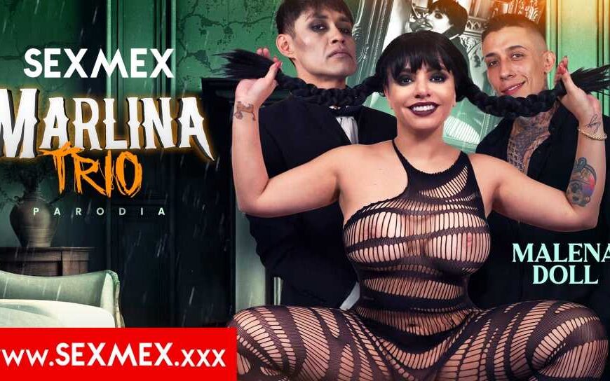 Marlina Trio" "Wednesday Threesome Malena Doll Doll