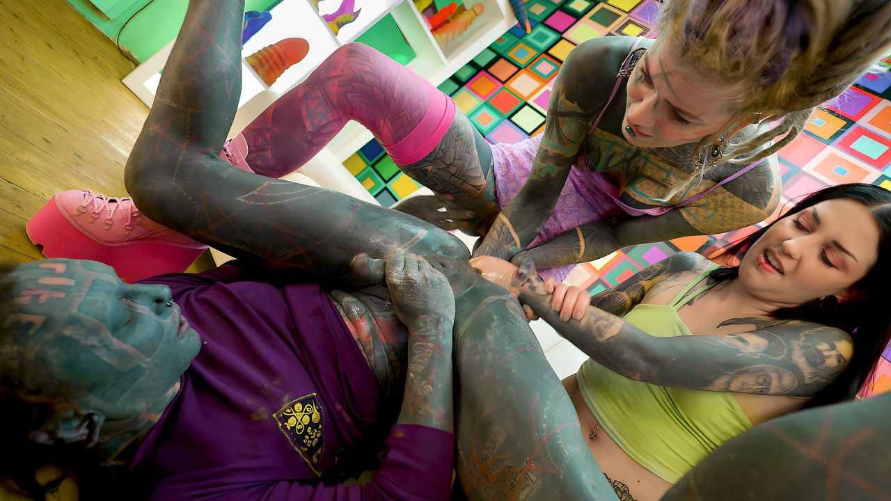 Lily Fisted and Dominated In Art Studio