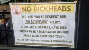 Megabreak Pool Hall Funny Sign