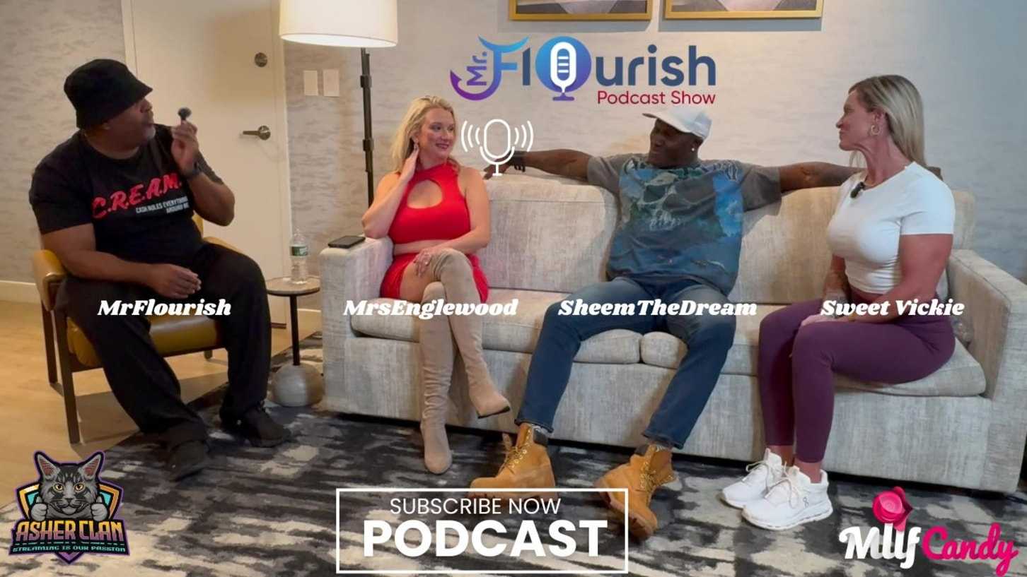 Mr Flourish Podcast "The Morning After" With Sweet Vickie Mrsenglewood And Sheem The Dream