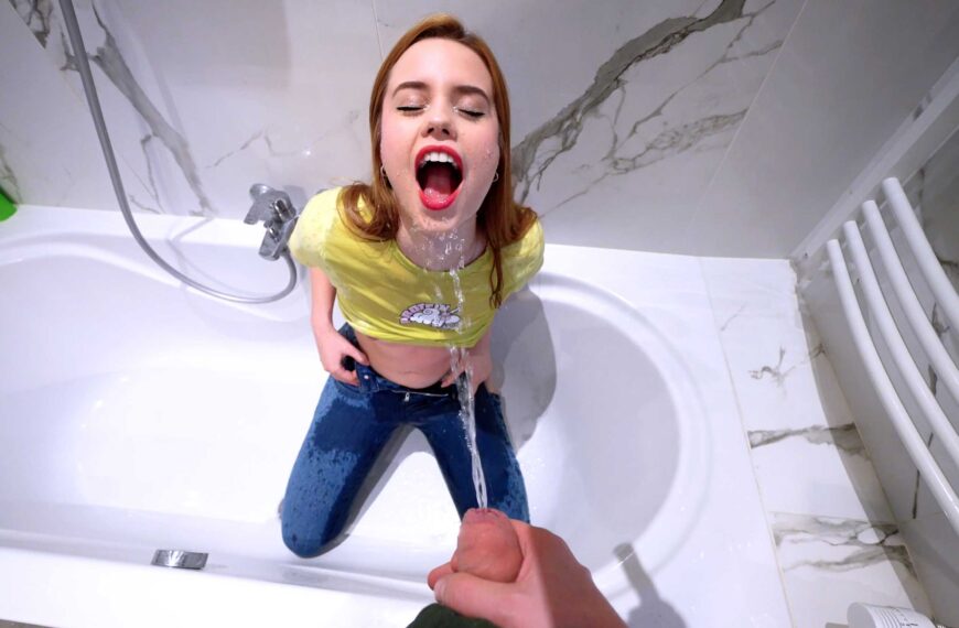 Double Wet Jeans Golden Shower!!