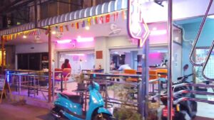 Pattaya Bus Ride At Night