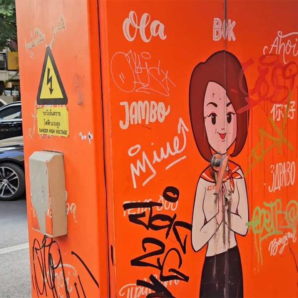 Bangkok Graffiti Art On My Walk