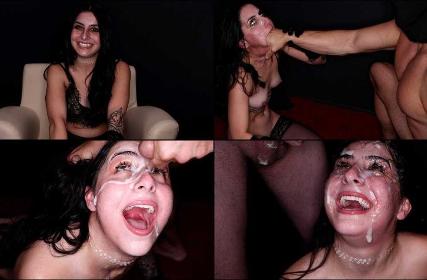 Facial Abuse Blowbang Is Rough And Messy