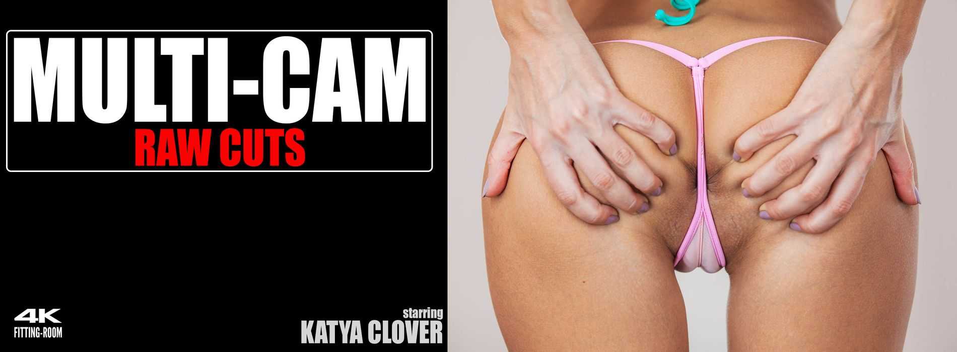 Katya Clover Multi Cam Raw Cuts Bikini Part One