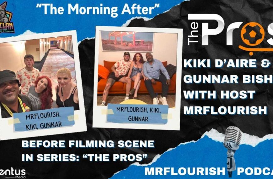 Mr Flourish Podcast In Vegas With Guest Kiki D'aire And Gunnar Bishop