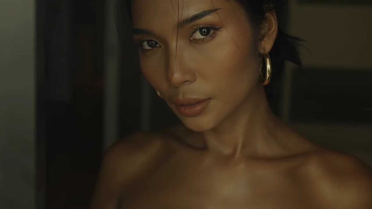 Sanktor 206 Skinny Thai Fashion Model Naked In The Shower