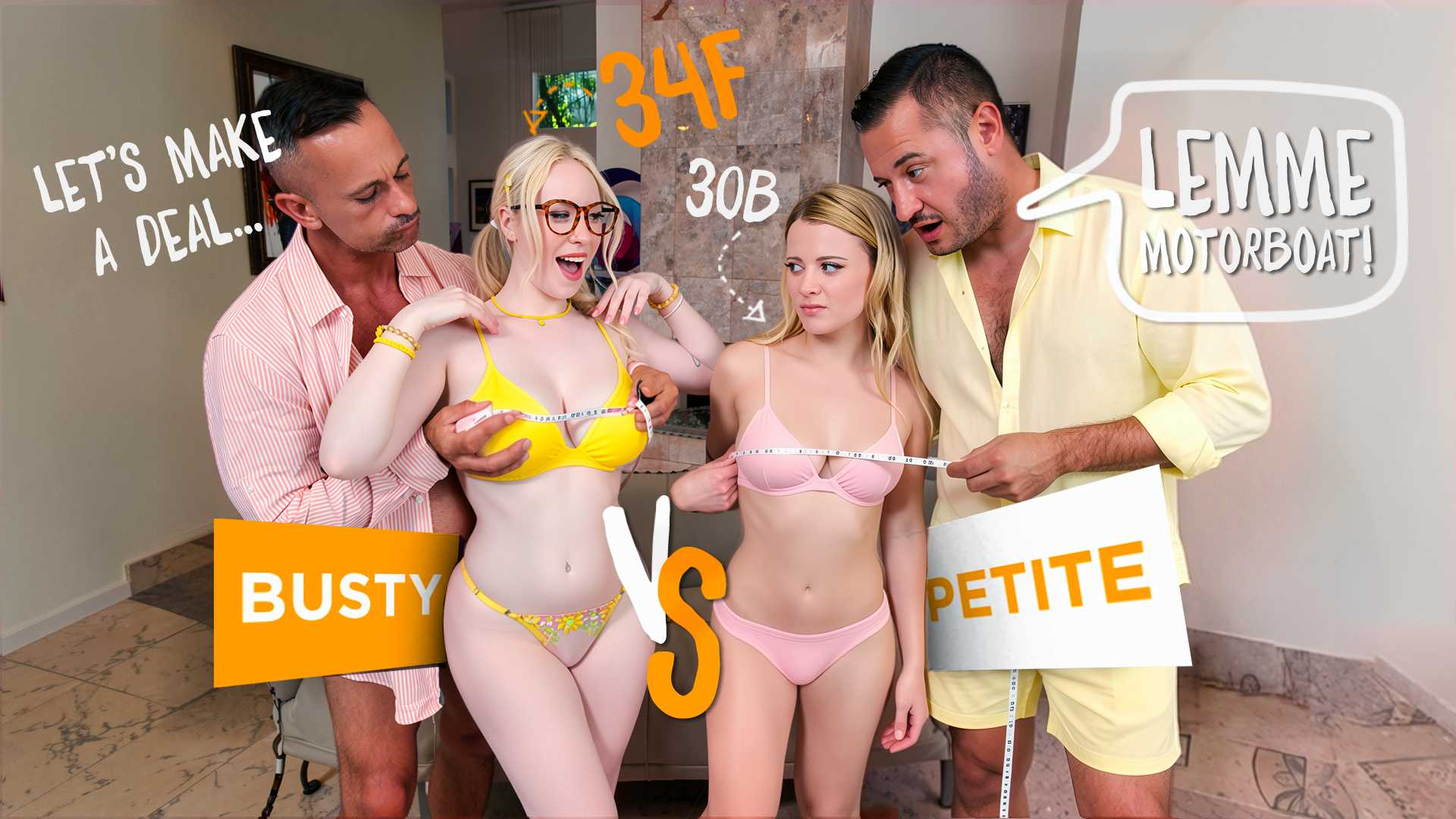 Polar Opposites Busty Vs Petite Swap