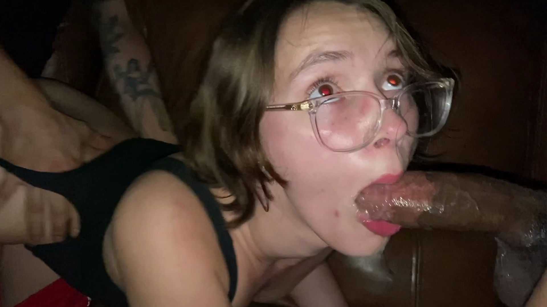 Natalie Gets Spit Roasted