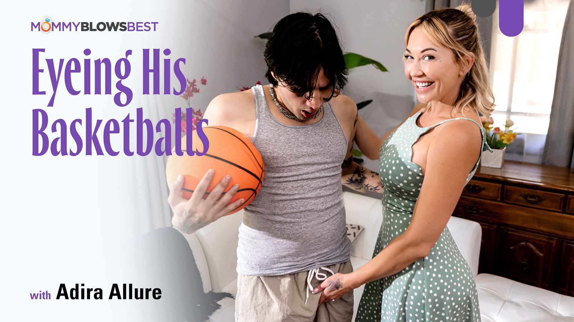 Eyeing His Basketballs
