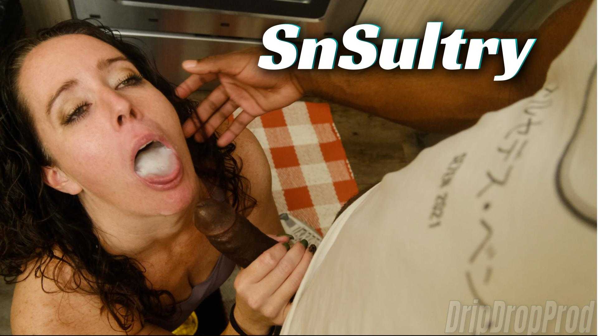 Snsultry Sucks Her Teen's Friend's Dick When He Visited!