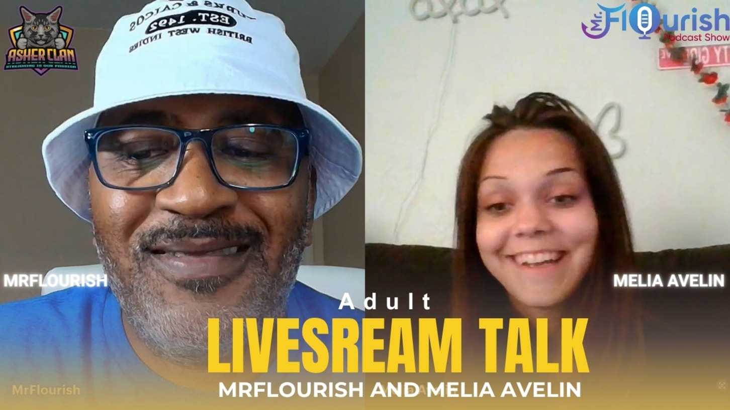 Mr Flourish Podcast With Guest Melia Avelin Livestreamed