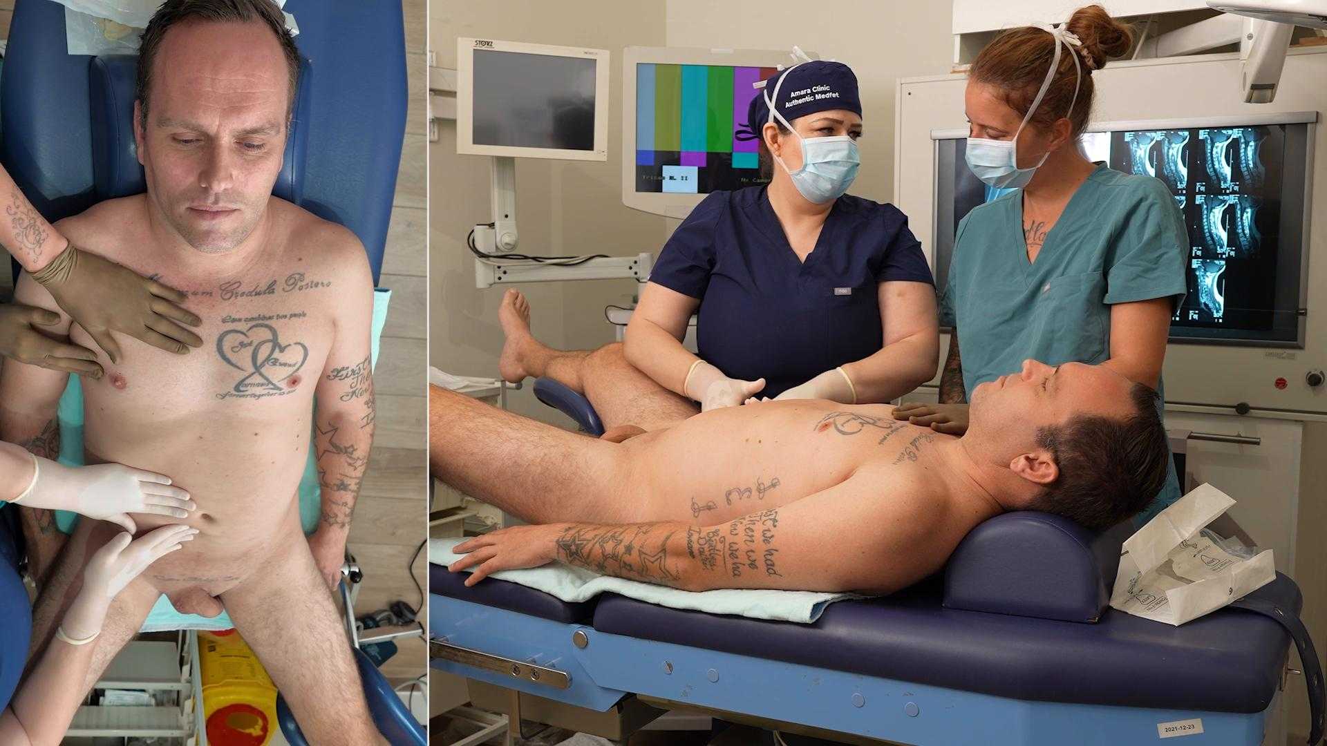 Patient Examination With Latex Gloves
